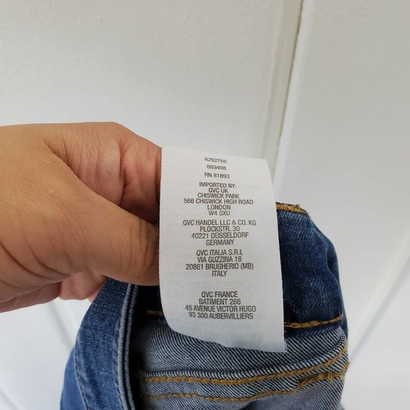 G.I.L.I. " As Is" Size 16 Ankle Zip Jeans - Picture 8 of 8